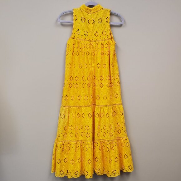 Kate Spade  Yellow Eyelet Patio Dress Sz XXS NWT - Picture 10 of 14